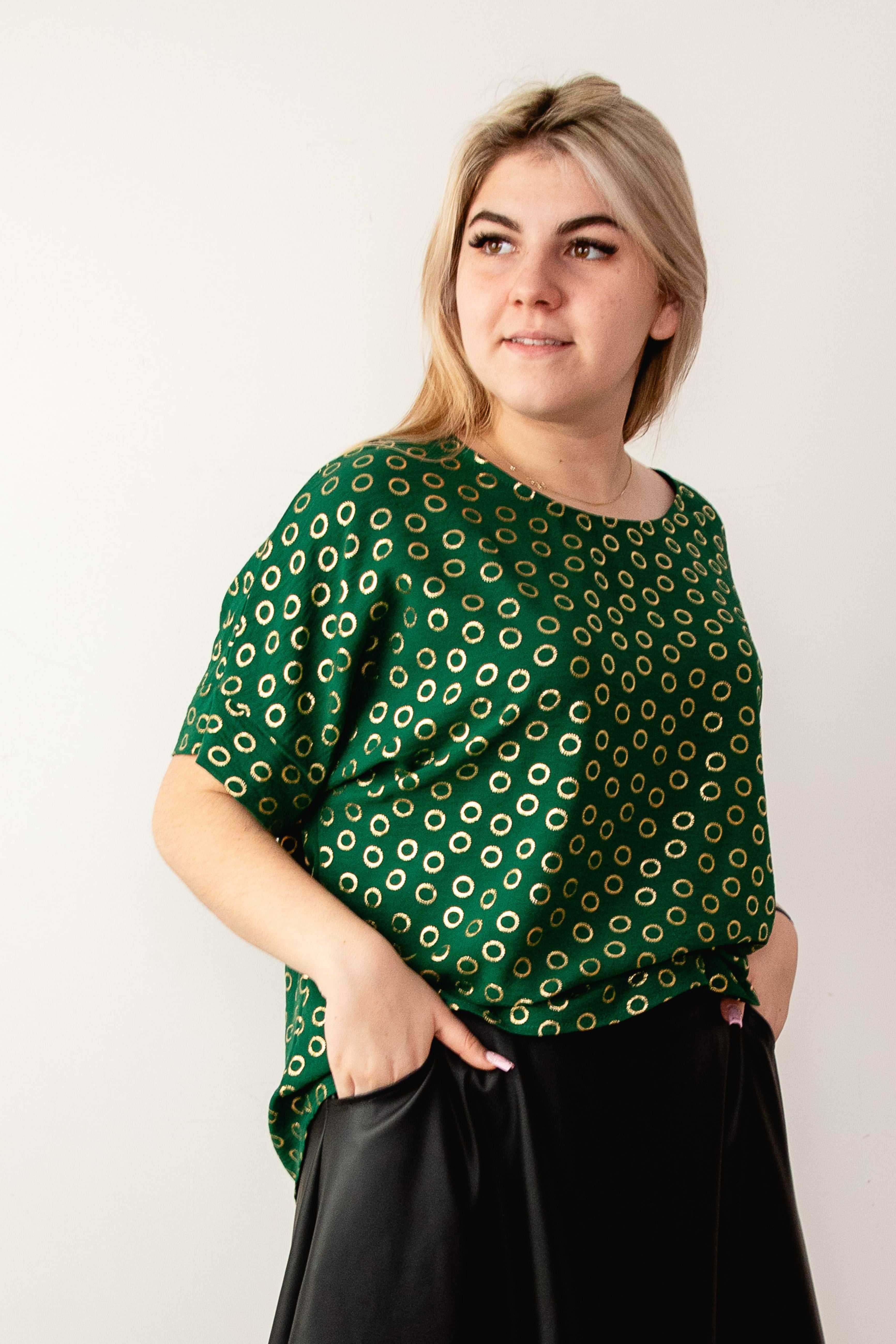 Elegancka codzienna bluzka damska Butelka