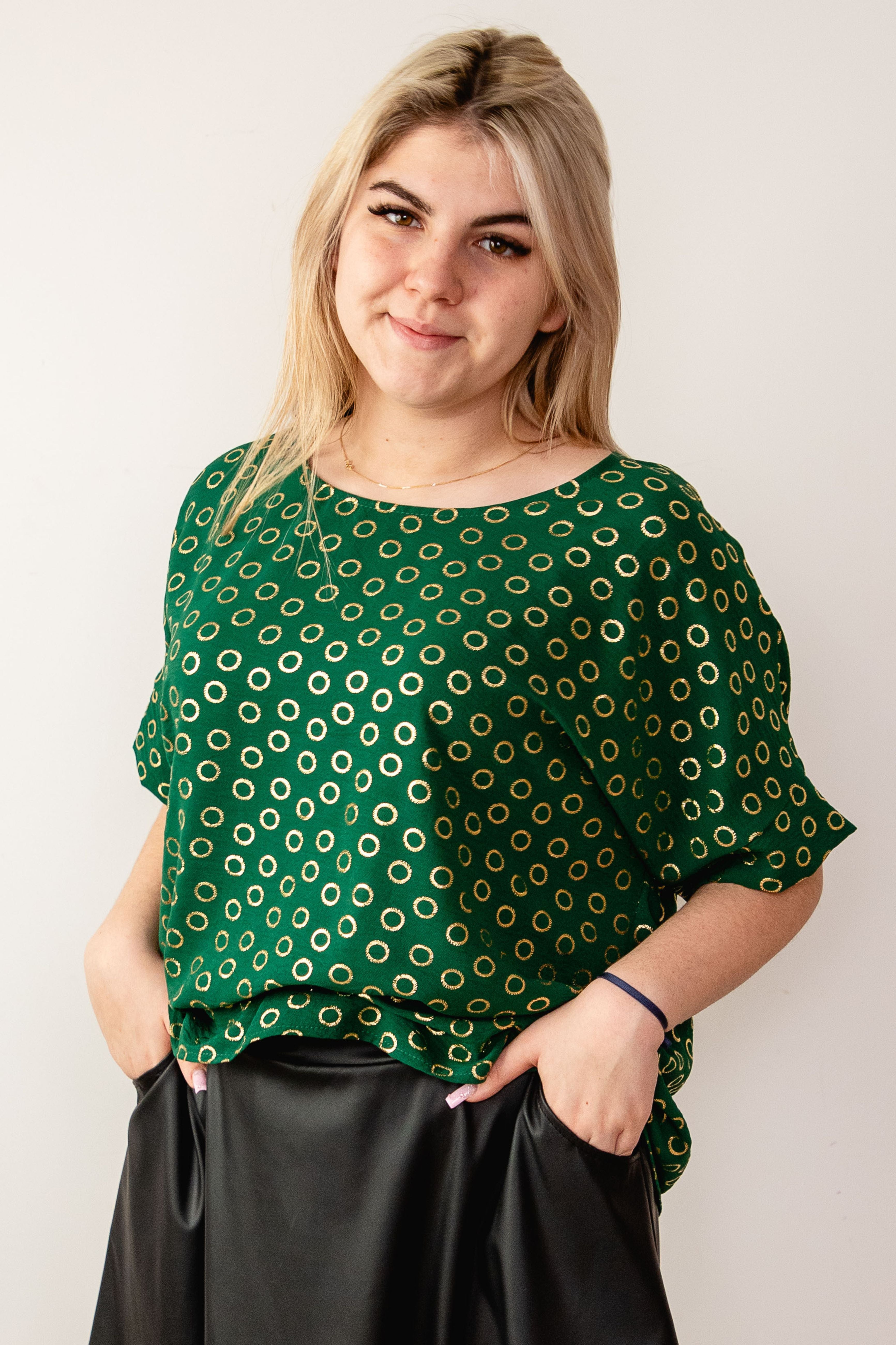 Elegancka codzienna bluzka damska Butelka