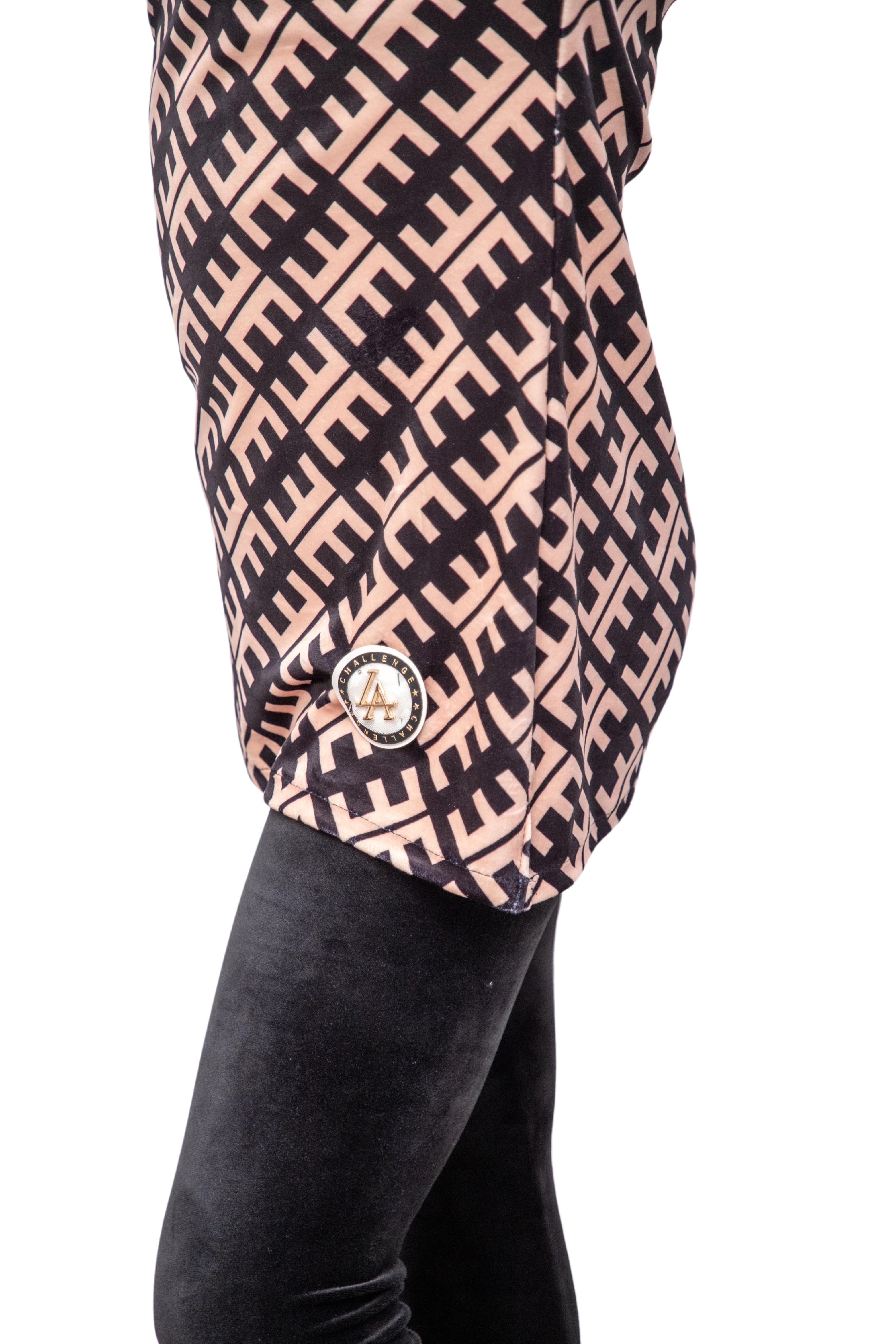 Codzienny wyjątkowy komplet damksi legginsy+bluzka Wzór 1