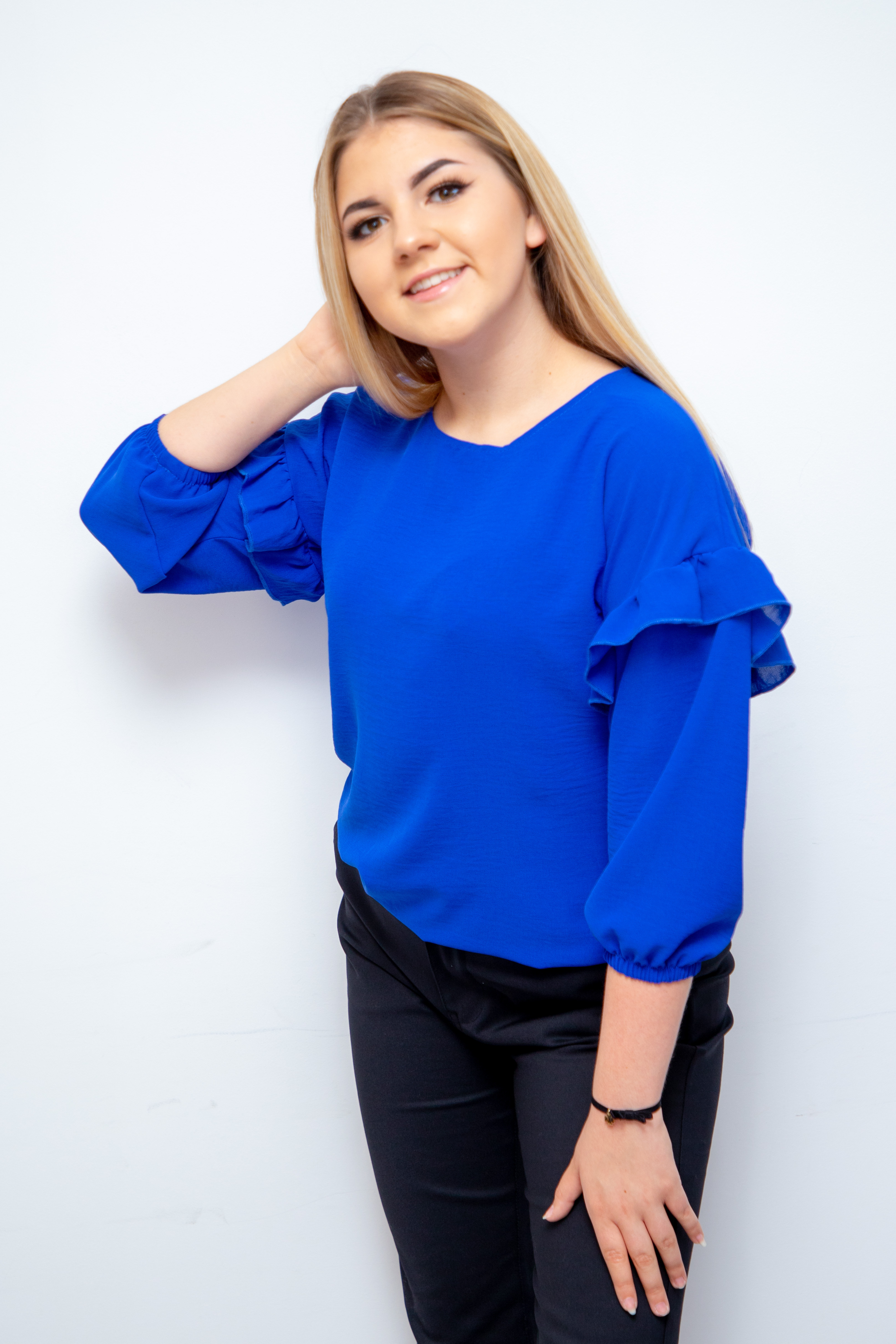 Blzuka przewiewna elegancko-sportowa długi rękaw Chaber