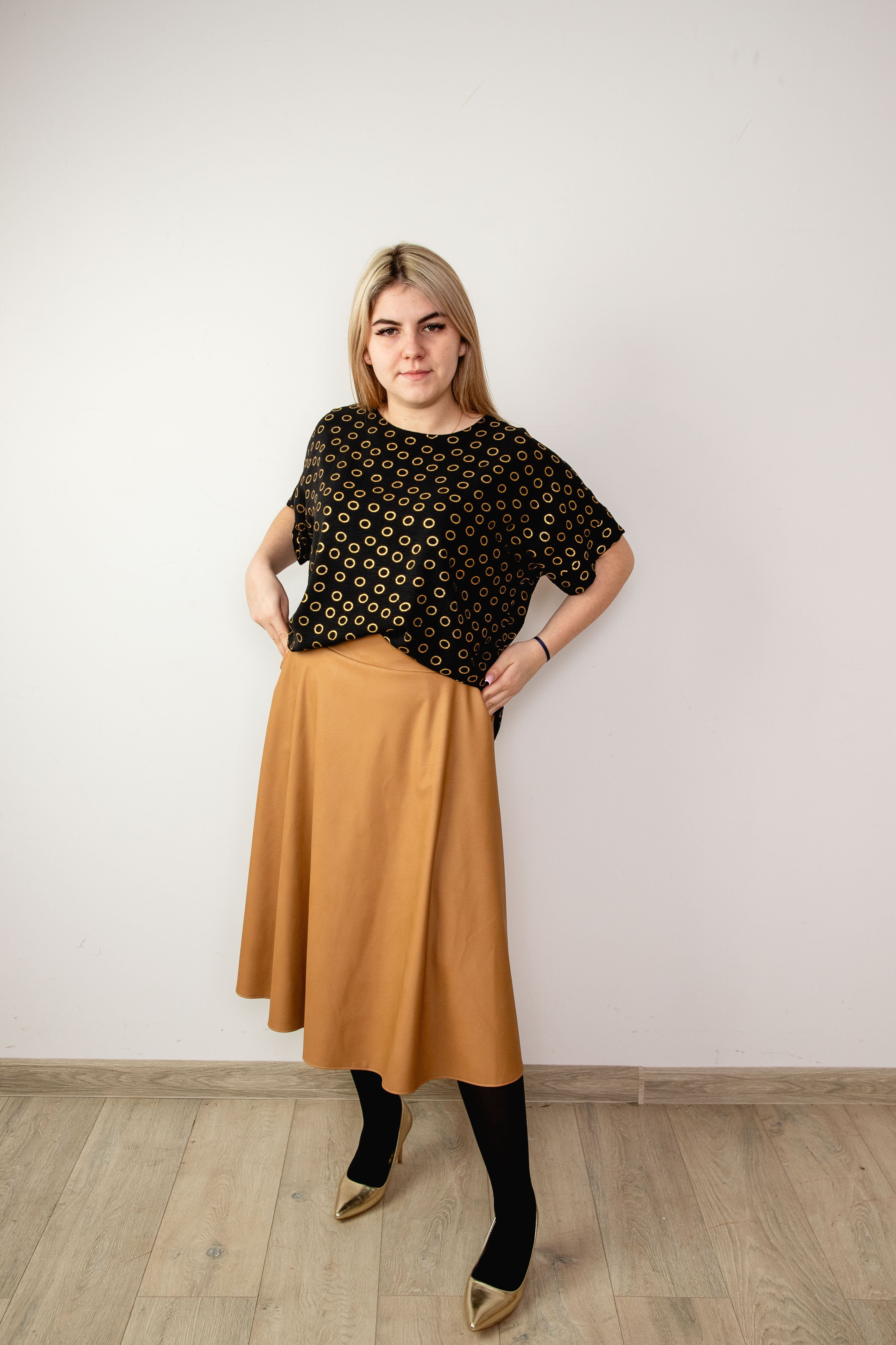 Elegancka codzienna bluzka damska Czarny