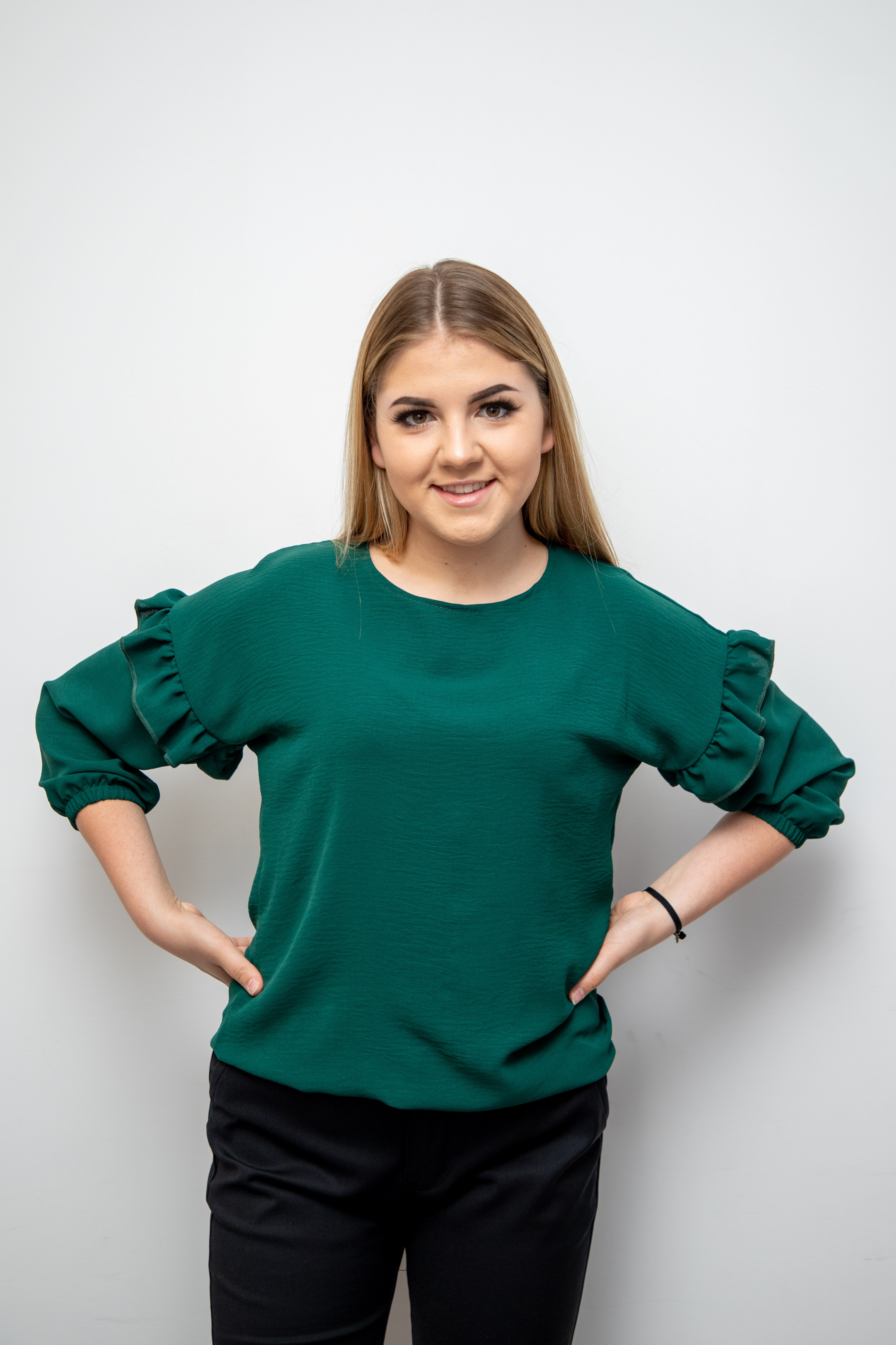 Blzuka przewiewna elegancko-sportowa długi rękaw Butelka