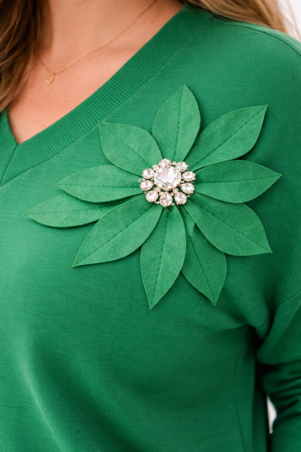 Elegancko-sportowy kobiecy dres Zielony