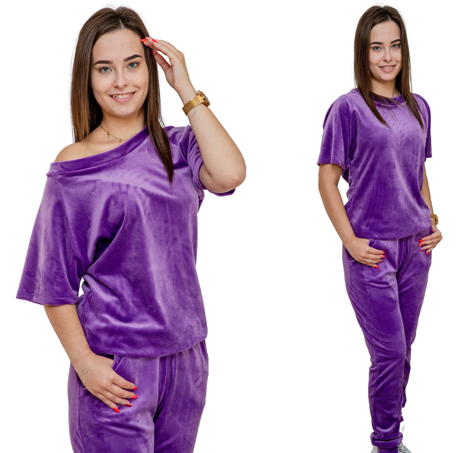 Wygodny elegancki dres damski