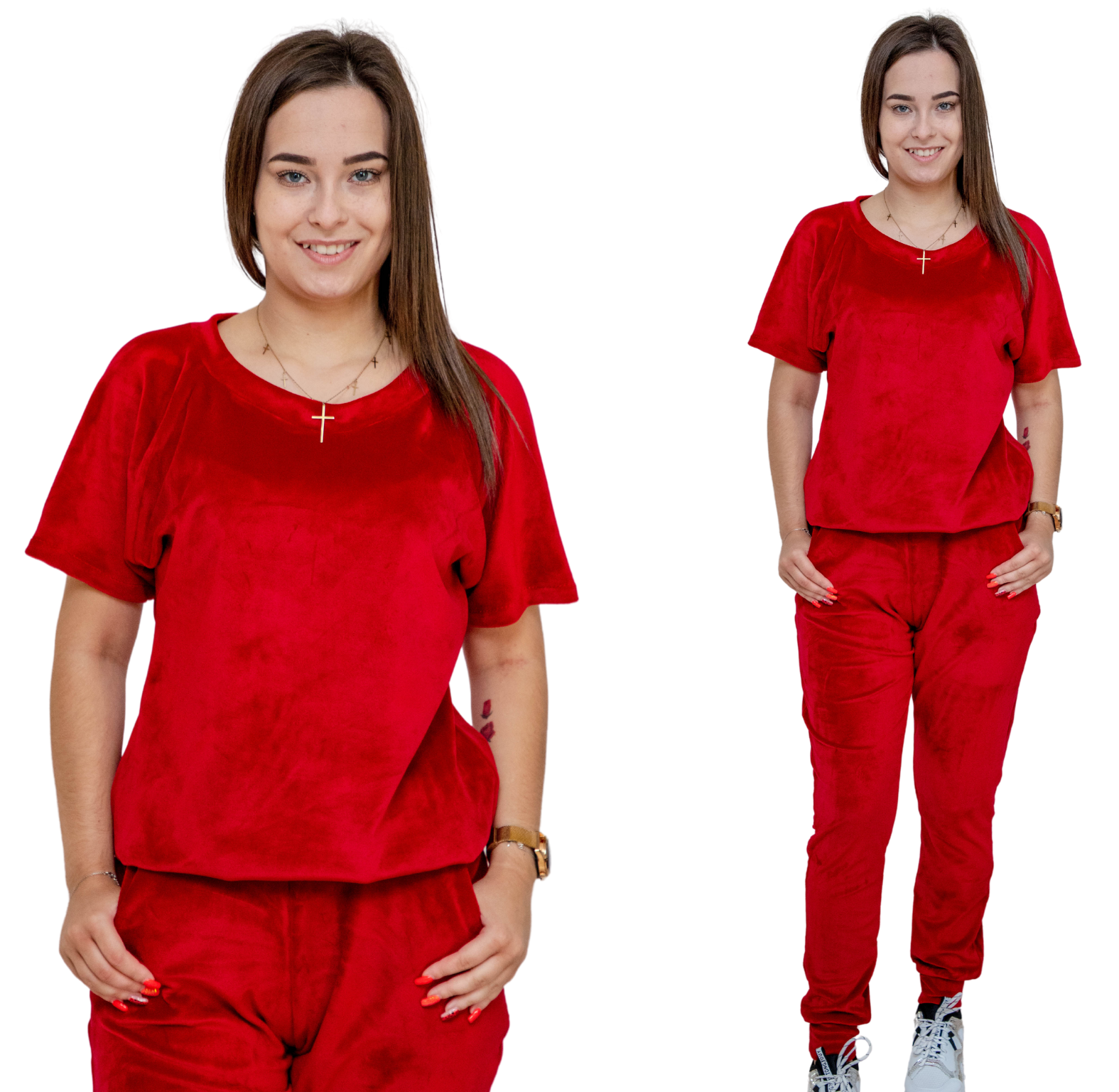 Wygodny elegancki dres damski