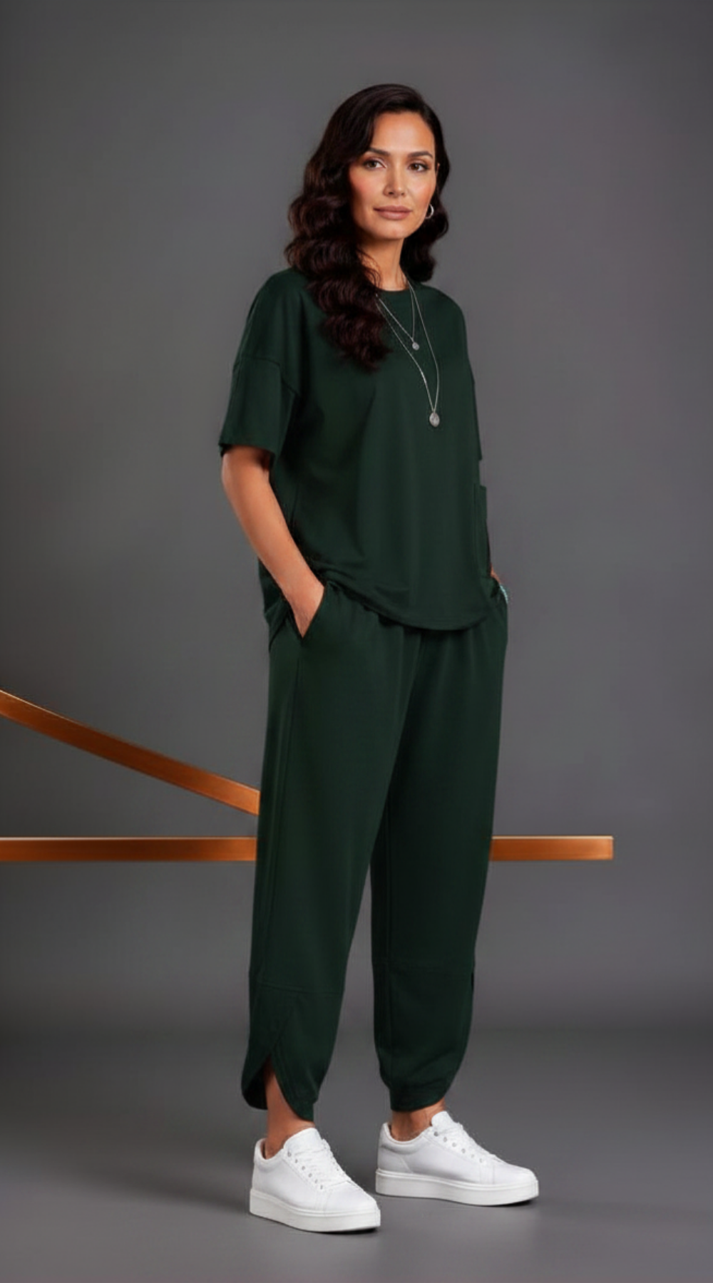 Wygodny modny dres Bluzka+Spodnie Butelka