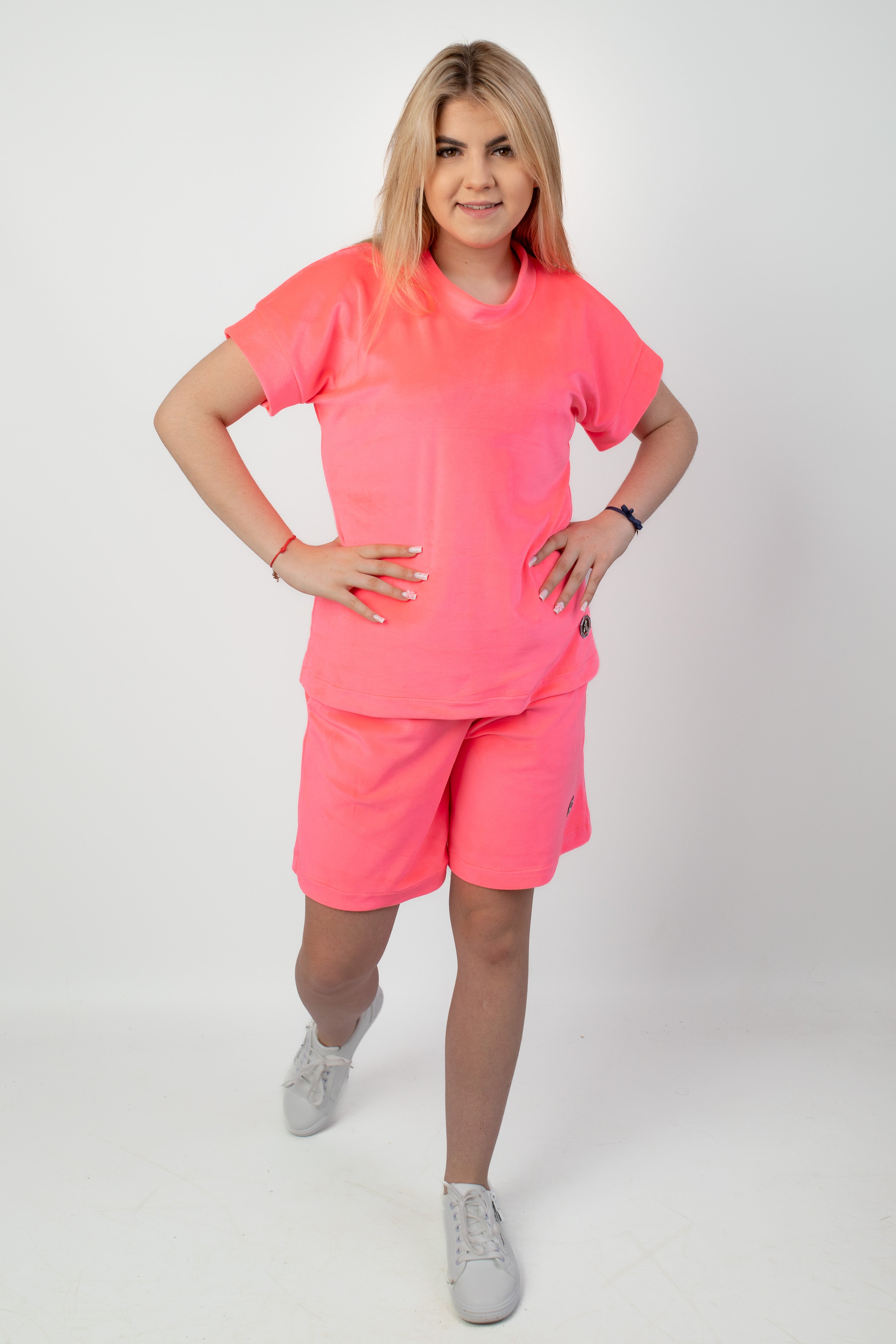 Wygodny luźny letni dres Orange